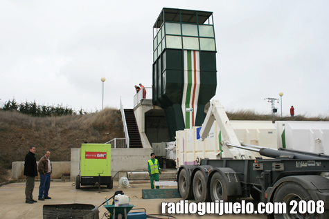Imagen de la planta de transferencia de residuos de Guijuelo