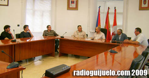 Reunión con los transportistas en el Ayuntamiento de Guijuelo