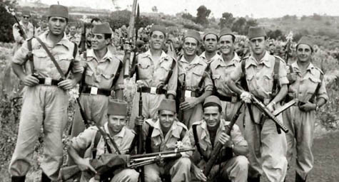 Combatientes españoles en Sidi Ifni
