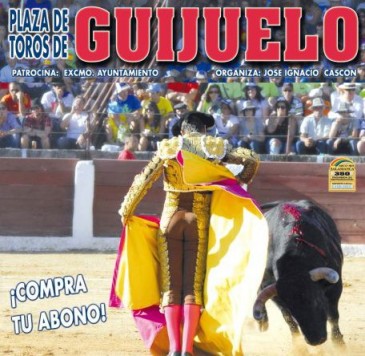 Cartel de toros en Guijuelo