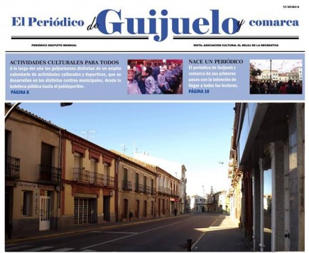 Boceto del futuro periódico de Guijuelo y Comarca