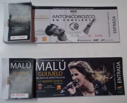 Entradas conciertos