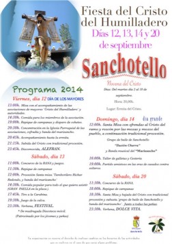 Fiestas en Sanchotello 2014