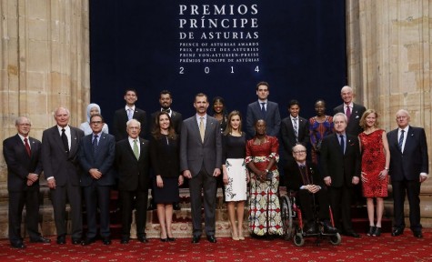 Félix González en los premios Principe de Asturias. Foto AFP
