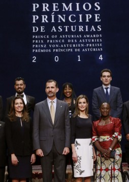 Félix González en los premios Principe de Asturias. Foto EFE.
