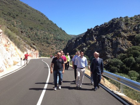 Obras en el Puente Alagón-Valero. Foto Diputación de Salamanca.