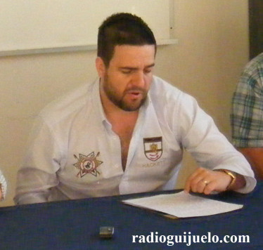 El directivo del C.D. Guijuelo Jorge Hernández.