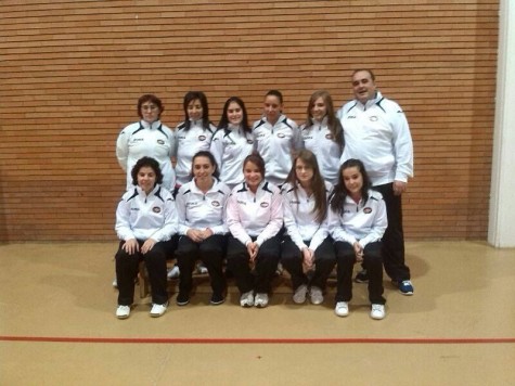 Equipo de Fútbol Sala femenino de Guijuelo. Foto archivo.
