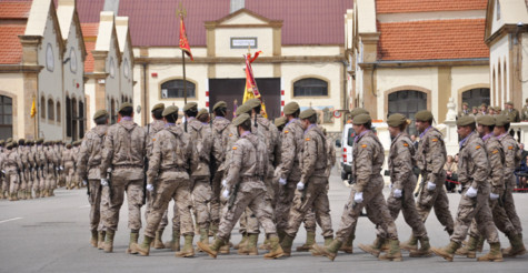 Militares en Salamanca. Foto tribunasalamanca.