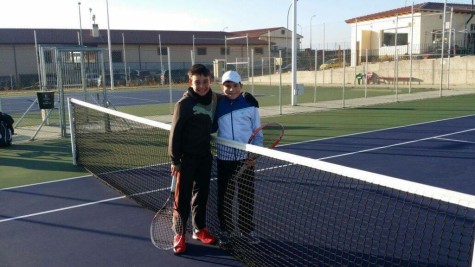 Mario Rodríguez y Álex Ingelmo. Foto club guijuelense tenis y padel