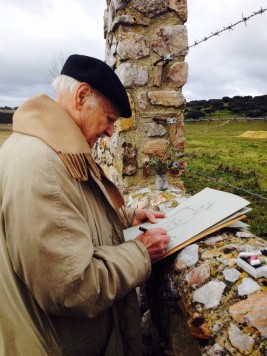 El artista Venancio Blanco. Foto Diputación de Salamanca.