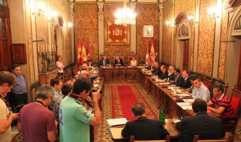 Pleno de la Diputación de Salamanca. Foto Salamanca24 horas.