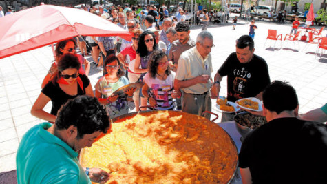 Fiestas en Guijo de Ávila. Foto Gaceta de Salamanca.