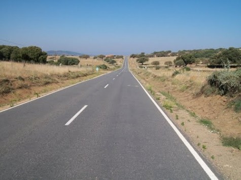 Carretera SA-104. Foto quetiempo.es