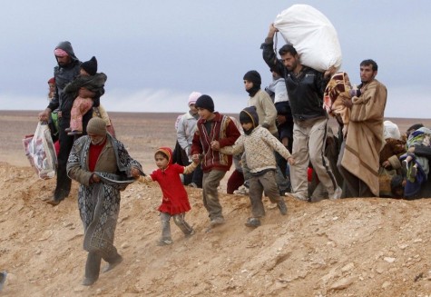Refugiados sirios. Foto aztecasonora.com
