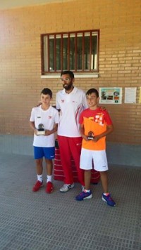 Mario Rodríguez segundo en Zamora. Foto club guijuelense de tenis y pádel