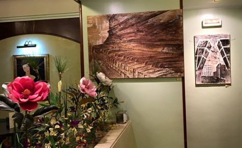 Exposición de Isabel Gil en el Hotel Torres. Foto H.T.
