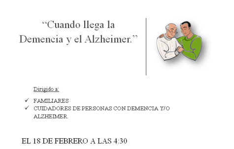 Charla sobre el Alzheimer