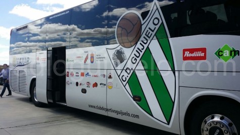 Autobús oficial CD Guijuelo.