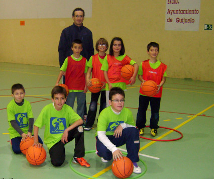 Participantes en el campus deportivo de Guijuelo. Foto archivo