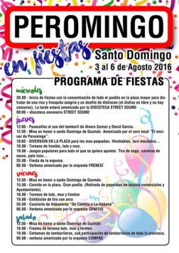 Fiestas en Peromingo