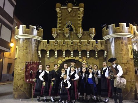 El Grupo Folklórico El Torreón en Beneixama. Foto El Torreón