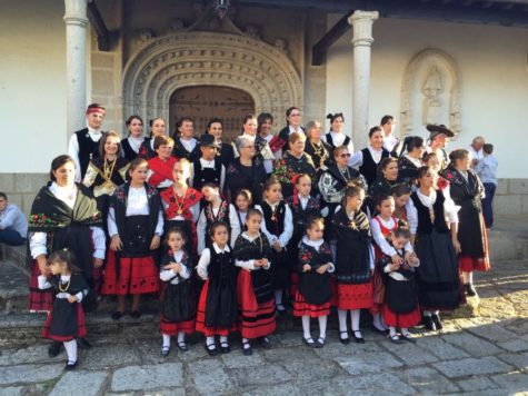 Fiestas en Santibañez de Béjar. Foto Diputación de Salamanca. 