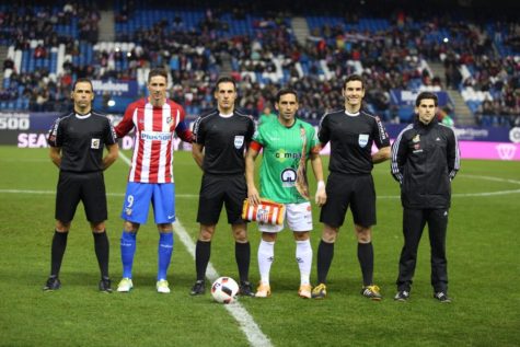 Partido de Copa entre el Atlético de Madrid y el C.D. Guijuelo en el Vicente Calderón. Foto C.D. Guijuelo