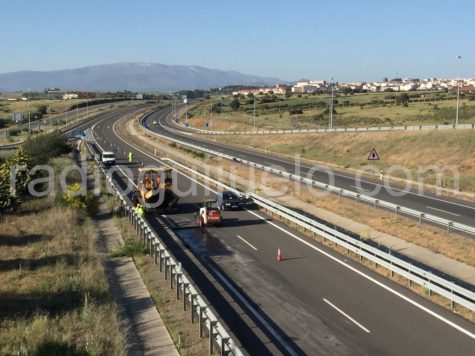 Obras en el tramo Guijuelo-Sorihuela de Autovía A-66