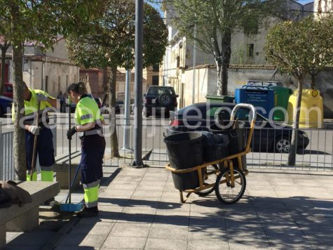 Trabajadores en Guijuelo