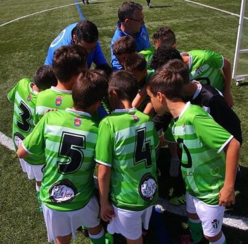 Un equipo del C.D. Guijuelo. Foto Escuela Fútbol Guijuelo 