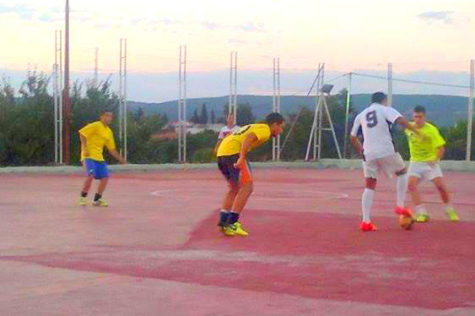 Un partido de fútbol sala. Foto Entresierras