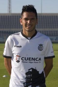 Borja Hernández con la camiseta del Conquense. Foto La Preferente