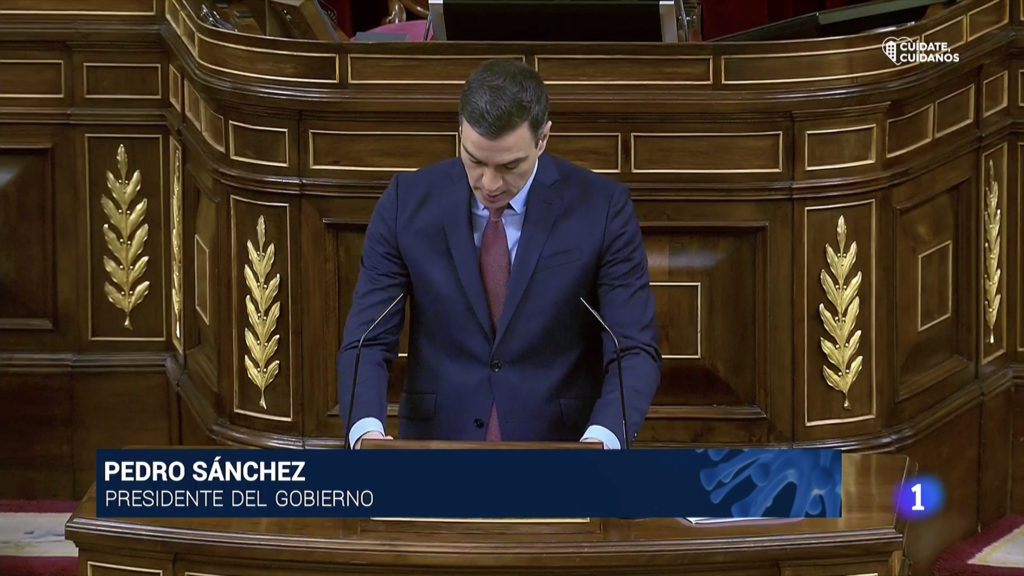 El presidente del Gobierno, Pedro Sánchez, comparece en el Congreso