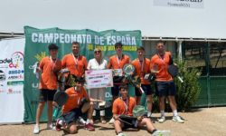 El club guijuelense de tenis y pádel campeón por equipos de CyL en Primera División