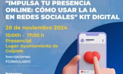 ‘Impulsa tu presencia online: Cómo usar la IA en redes sociales’ en el Ayuntamiento de Guijuelo