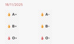 Se necesitan donaciones de todos los grupos sanguíneos