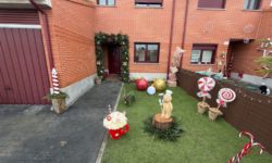 Ambiente muy navideño en Montejo