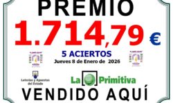 Un premio de 1.700 euros en la Primitiva