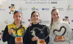 Candela Vega tercera en la San Silvestre Salmantina